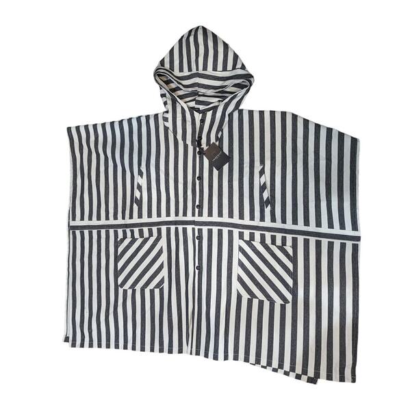 New FRIED RICE Summer Poncho Striped - Picture 7 of 16